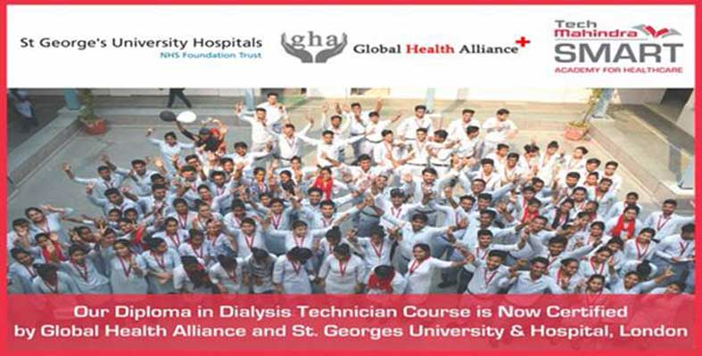 Global Health Alliance, UK launches Diploma in Dialysis Technician course with Tech Mahindra Foundation India